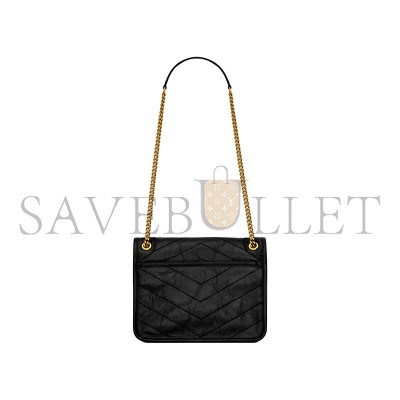 YSL NIKI BABY IN VINTAGE LEATHER 6331600EN071000 (21*16*7.5cm)