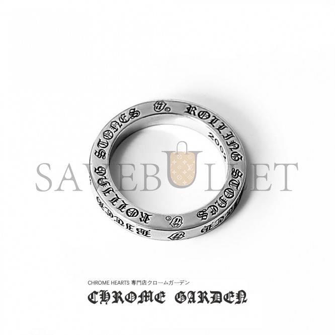 CHROME HEARTS 3MM THE ROLLING STONES B*TCH SPACER RING