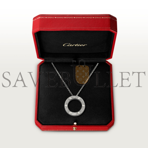 CARTIER  LOVE NECKLACE, DIAMOND-PAVED B7058000