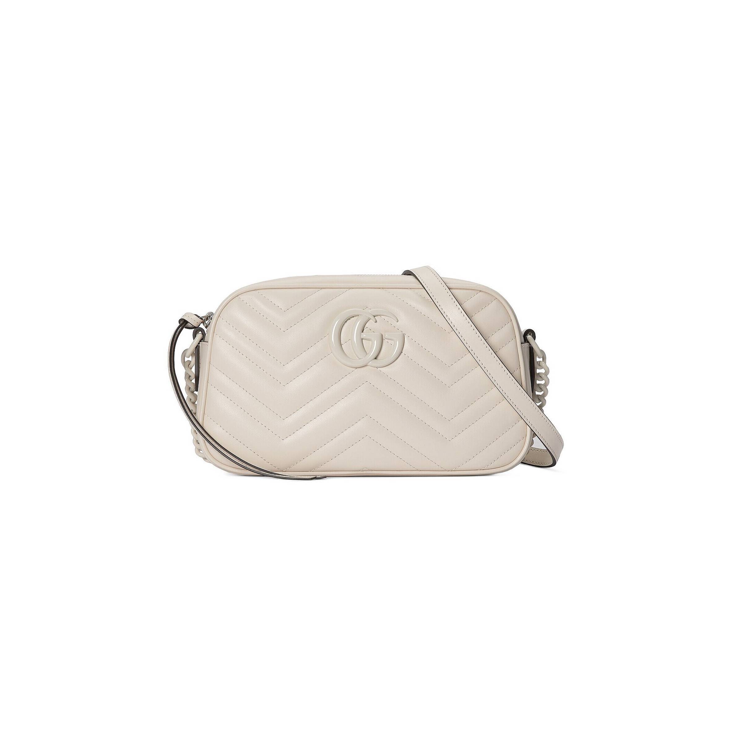 GUCCI GG MARMONT MATELASSÉ SHOULDER BAG  ‎447632  (24*13*7cm)