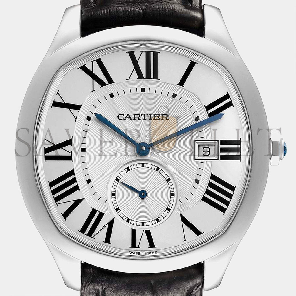 CARTIER DRIVE SILVER DIAL STEEL MENS WATCH WSNM0004