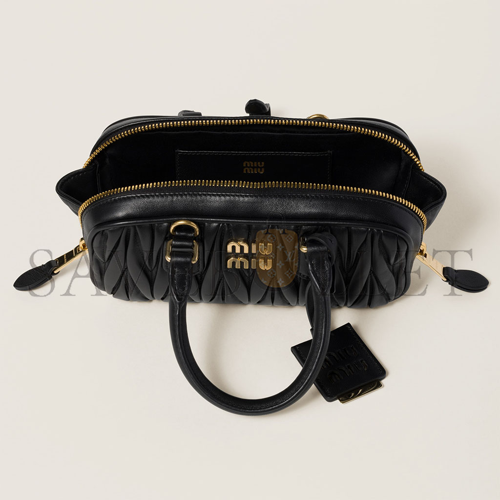 MIU MIU ARCADIE MATELASSÉ NAPPA LEATHER MINI-BAG 5BP088 (19*10*5cm)