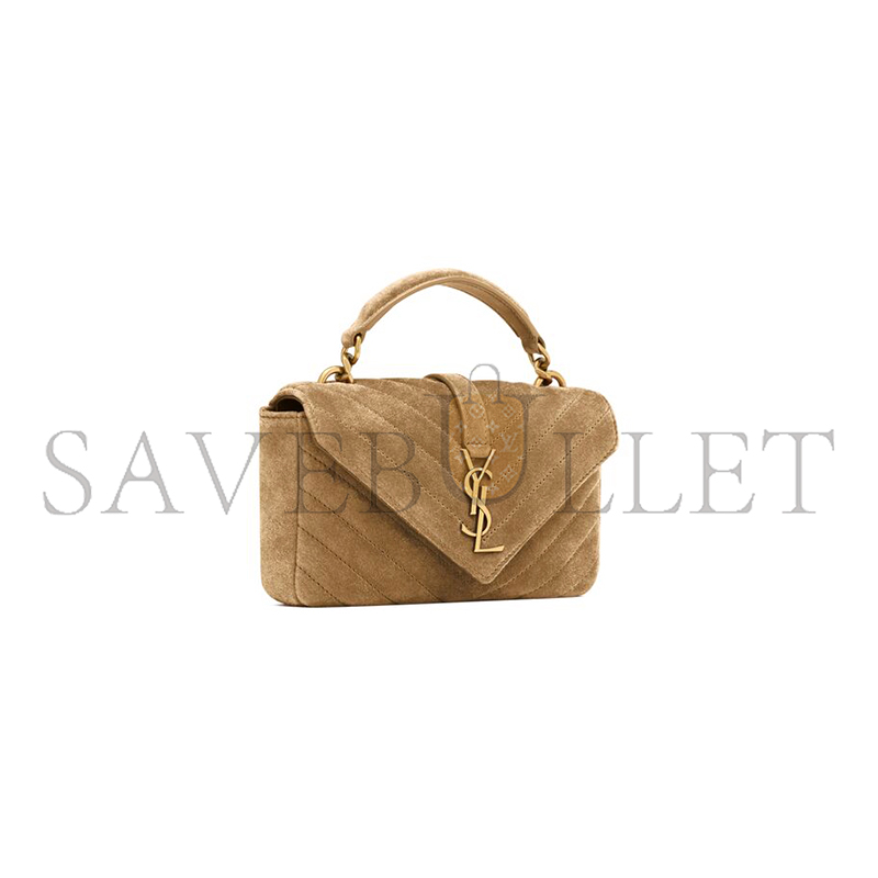 YSL COLLEGE MINI IN SUEDE 7794301U8273194 (20*13*3cm)