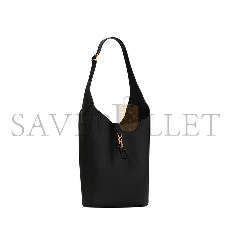 YSL LE 5 À 7 HOBO IN GRAINED LEATHER 793088AADN91000 (26*31.5*13.5cm)