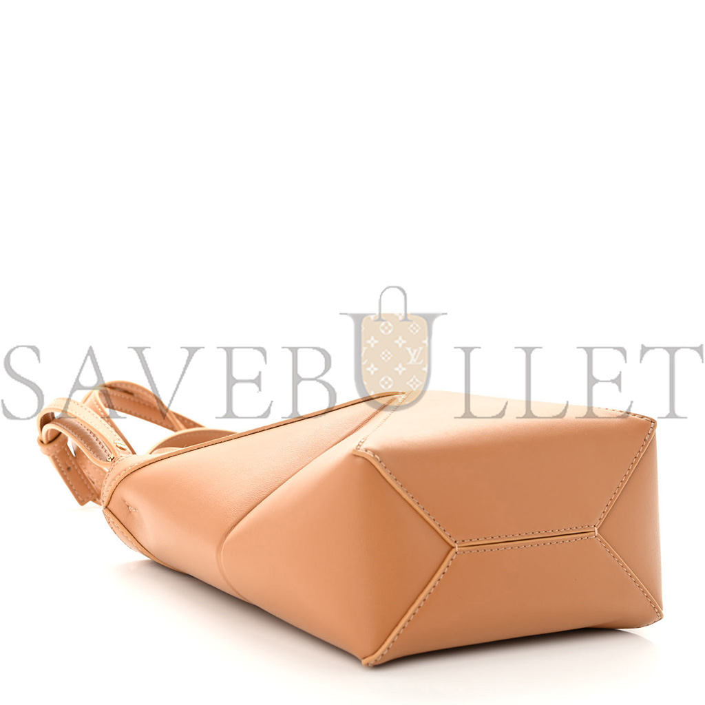 LOEWE SHINY CALFSKIN MINI PUZZLE FOLD TOTE WARM DESERT (20*16*10cm)