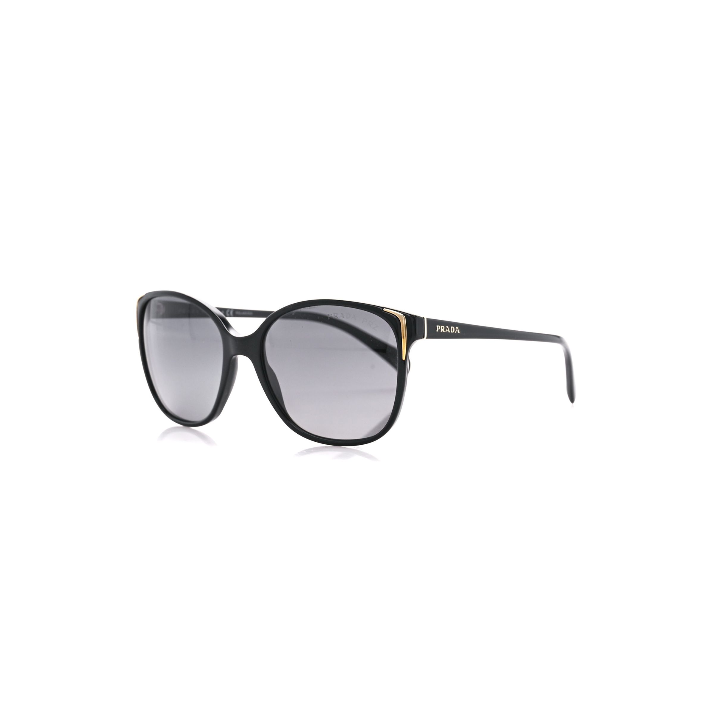 PRADA ACETATE SUNGLASSES SPR 01O BLACK