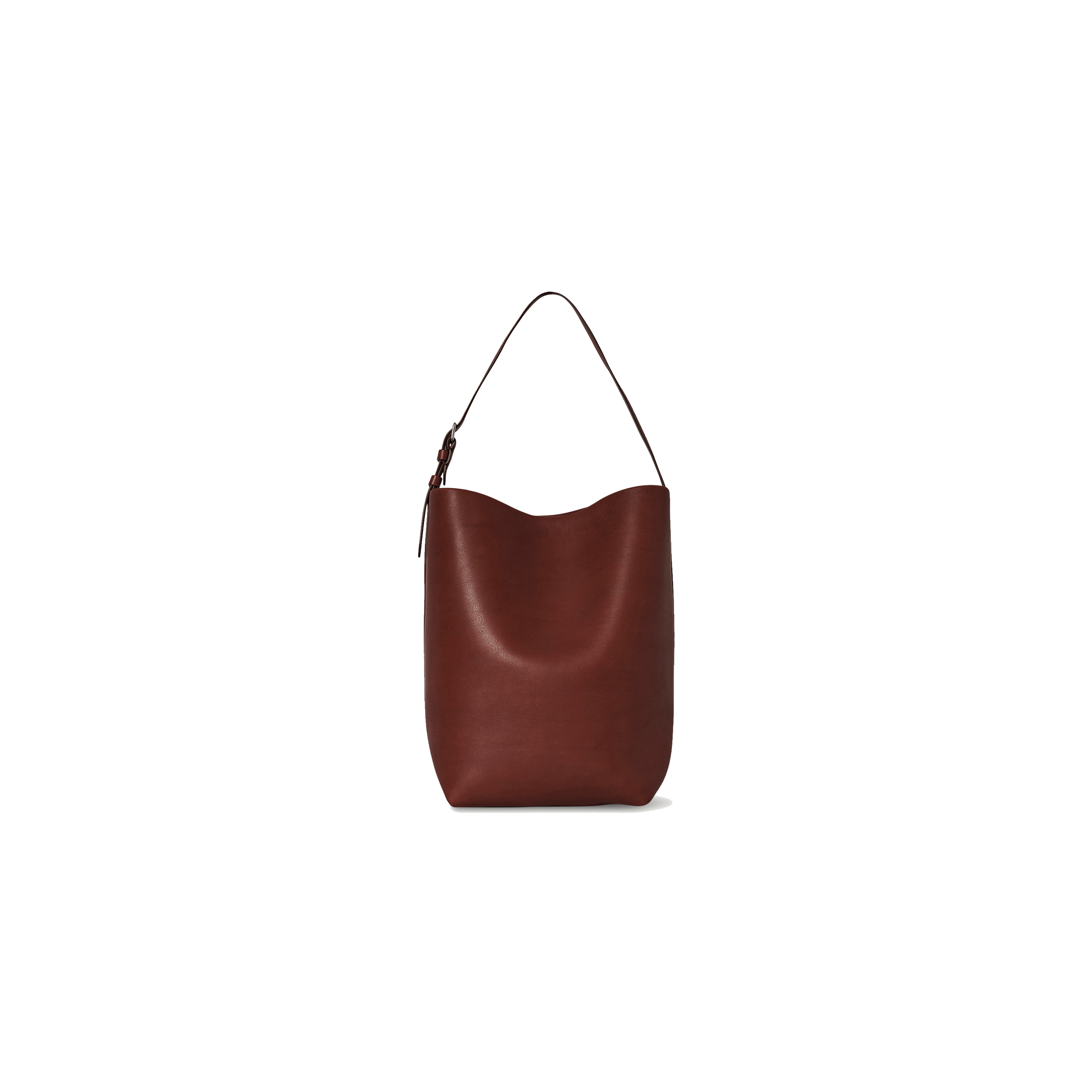 THE ROW MEDIUM NS SHOULDER BAG IN LEATHER COGNAC W1588L72CGNPL （33*28*15cm)