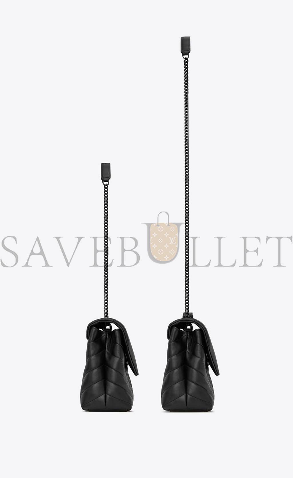 YSL LOULOU SMALL CHAIN BAG IN QUILTED &QUOT;Y&QUOT; LEATHER 494699DV7281000 (23*17*9cm)