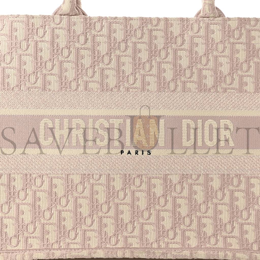 DIOR OBLIQUE MEDIUM BOOK TOTE ROSE DES VENTS (36*25*15.2cm)