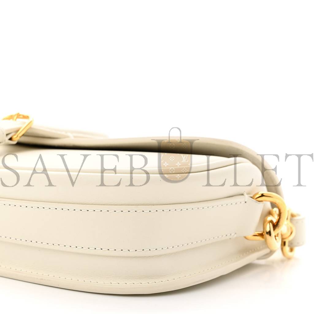 DIOR BOX CALFSKIN EAST WEST BOBBY BAG LATTE (21*12*5.1cm)